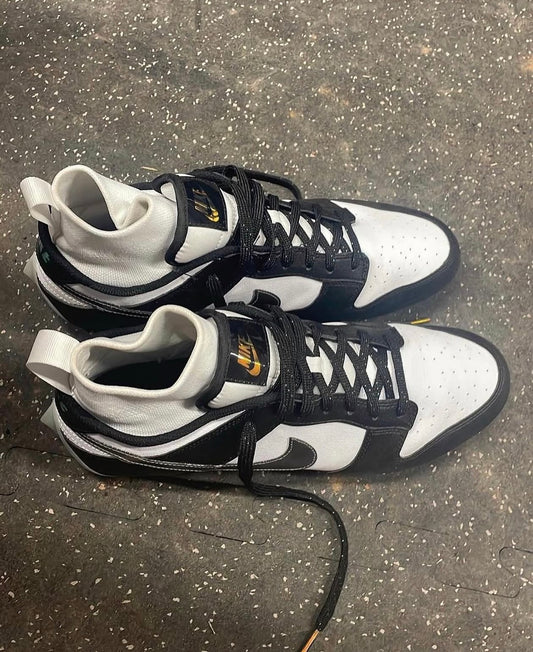 Nike Vapor Edge Dunk “Panda” football cleats